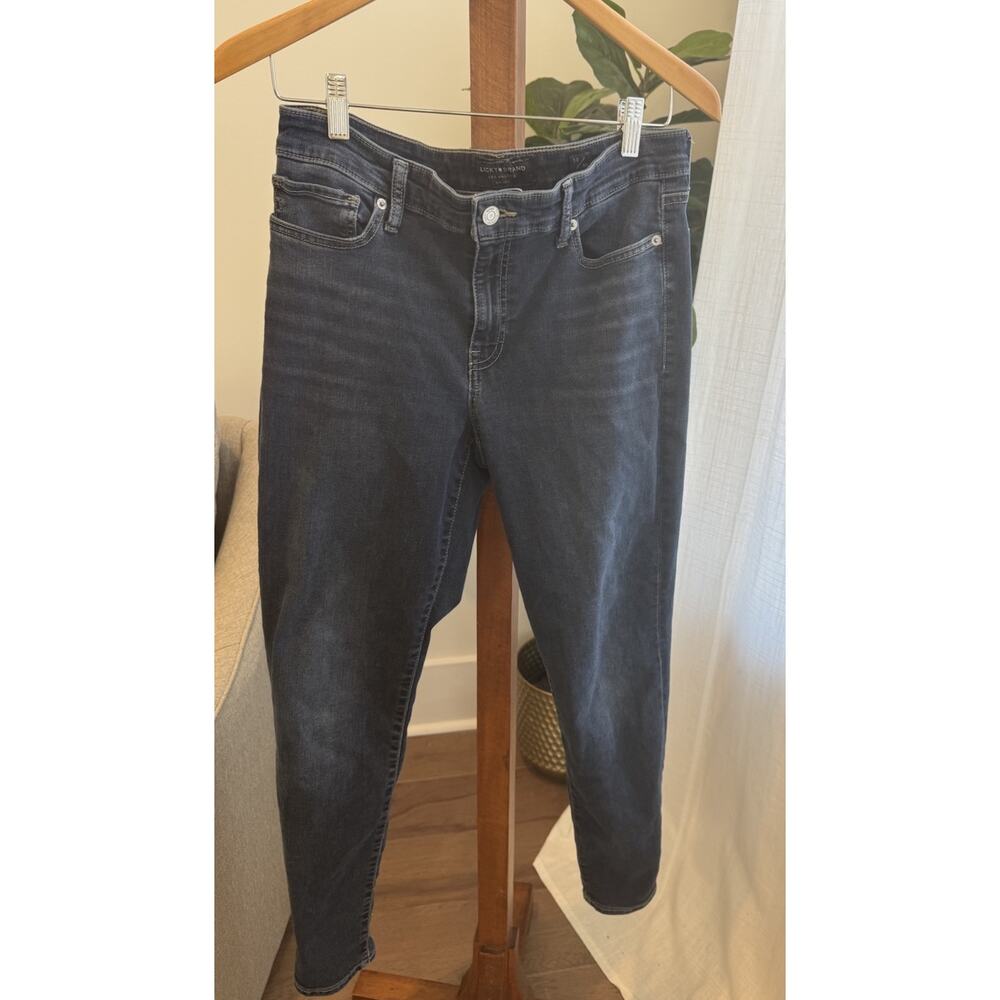 Lucky Brand Jeans Ava Mid Rise Skinny Women's 10/30 Regular Ankle Stretch Blue